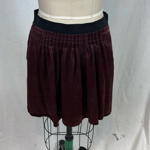 Banana Republic silk mini skirt with pockets
